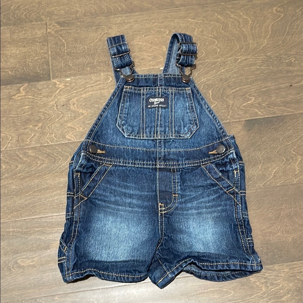 18M Unisex OshKosh B'gosh Blue Denim Overalls